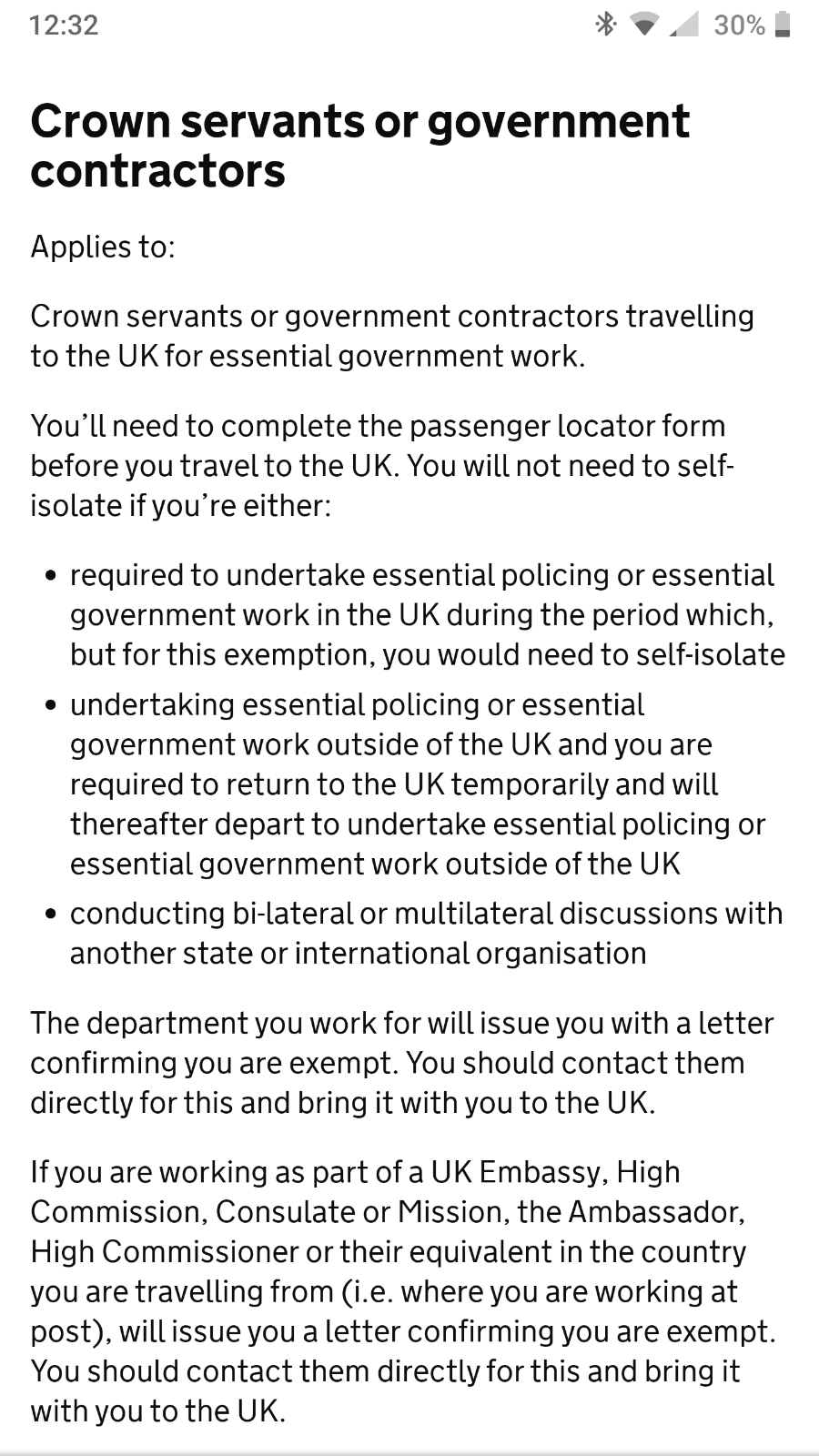 Covid 19 Travel Restrictions - Police Exempt?